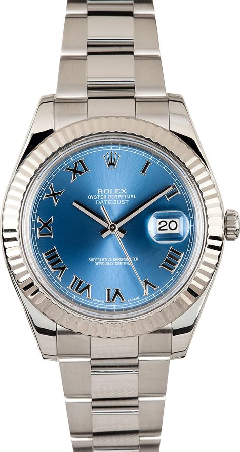 rolex 116334 blue